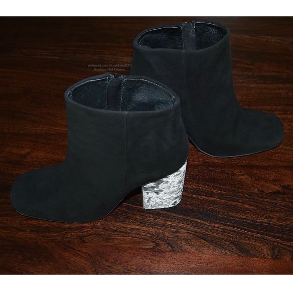 FREE PEOPLE Booties Intricate Short Zipper Shoes    poshmark.com/closet/kreed324 - Picture 10 of 14